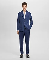Mango Men's Salerno Linen Slim-Fit Suit Blazer