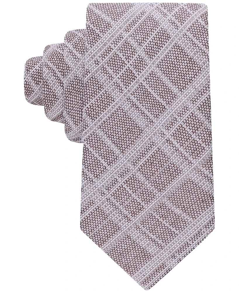 Tommy Hilfiger Men's Memphis Tonal Grid Tie