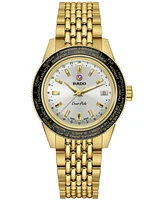Rado Unisex Swiss Automatic Captain Cook Over-Pole Interchangeable Brown Leather Strap Watch 39mm