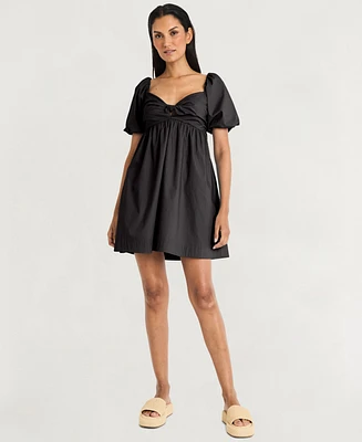 The Good Journey Women's Bubble-Hem Mini Dress