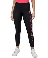 Dkny Sport Women's Logo Balance Compression High-Waist 7/8 Tights