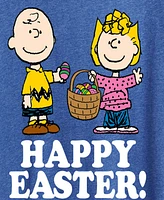 Hybrid Apparel Plus Peanuts Happy Easter Graphic Crew Neck T-Shirt