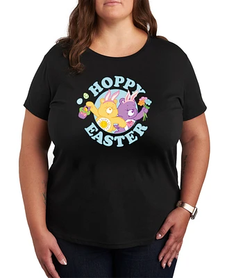 Hybrid Apparel Plus Care Bears Easter Hoppy Graphic Crew Neck T-Shirt