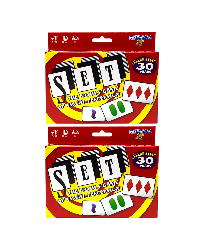 Set Family Games The Family Game of Visual Perception Card Games, Pack of 2