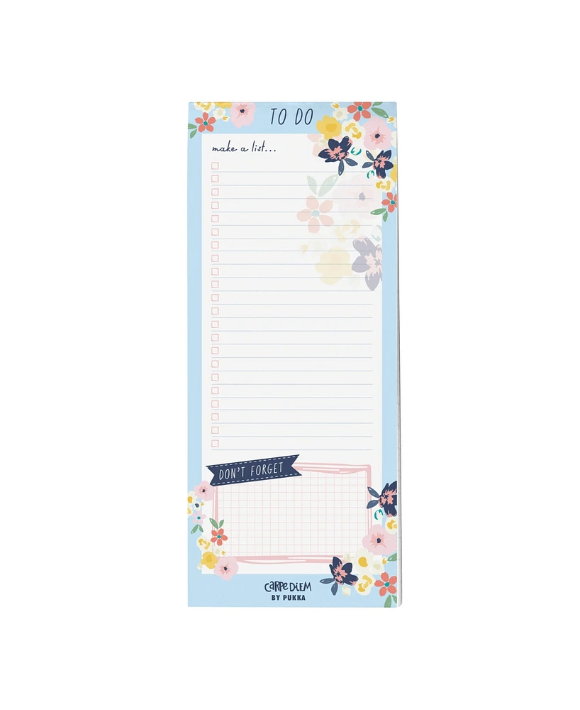 Pukka Pads Magnetic To Do List Ditzy Floral, Pack 6