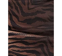Emerald Sundae Juniors' Animal-Print Ruffled Maxi Dress
