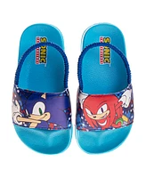 Sonic The Hedgehog Toddler Boys Dual Sizes Slides