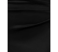 Xscape Women's Off-The-Shoulder Ruffled Side-Slit Gown