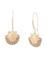 Betsey Johnson Mermaid Jewels Seashell Dangle Earrings