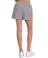 Elan Women's Seersucker Pull-On Shorts