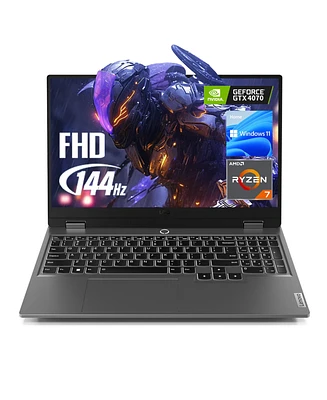 Lenovo Loq 15 15.6" Gaming Traditional Laptop Amd Ryzen 7 7435HS 16GB Ram Nvidia GeForce Rtx 4070 512GB Ssd Storage Windows 11 Home Fhd 144Hz - Grey