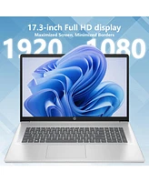Hp Essential 17.3" Daily Traditional Laptop Amd Ryzen 5 7430U 8GB Ram Amd Radeon Graphics 512GB Ssd Storage Windows 11 Home Fhd 60Hz - Silver