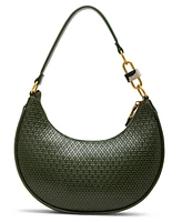 Steve Madden Lohan-w Embossed Woven Small Hobo Bag