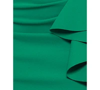 Betsy & Adam Petite Off-The-Shoulder Ruffle Sheath Dress