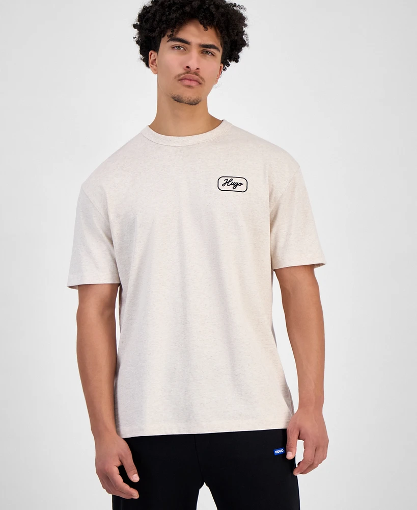 Hugo by Boss Men's Embroidered Chain Stitch T-Shirt
