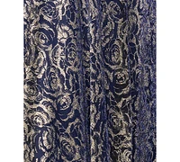 Betsy & Adam Petite Metallic Floral Print Sleeveless Gown