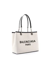 Pre-Owned Balenciaga Medium Duty Free Tote Printed Canvas
