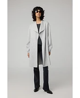 Soia & Kyo Women's Suzie Relaxed-Fit Double Face Wool Martingale Coat