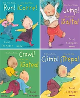 Child's Play Books Little Movers Bilingual Books, Set of 4