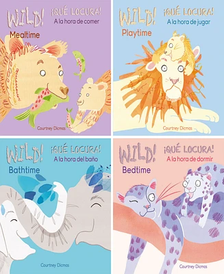 Child's Play Books Wild Bilingual Board Books, Set of 4