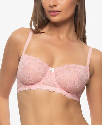 Paramour Women's Lola Lace Unlined Balconette Bra