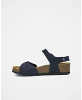 Low Wedge Double Buckle Sandal