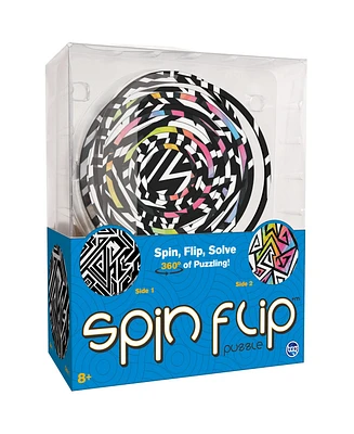 Spin Flip Puzzle: Abstract Fun