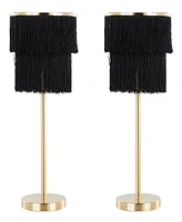 Lumisource 25" Metal Fringe Contemporary Buffet Lamp