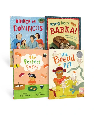 Barefoot Books 2nd Grade Food and Family Book Bundle, Set of 4