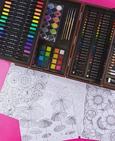Art 101 Deluxe Art Doodle Wood Art Set, 168 Piece
