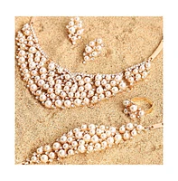 Sohi Women's Gold Plated Designer Jewellery Set