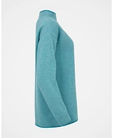 Celtic & Co. Women's Felted Funnel Neck Sweater