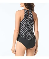 Beach House Women's Nikki Scarf Textured Tankini Top