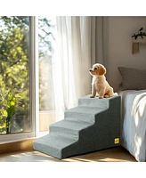 Bingopaw 4-Step Non-Slip Sponge Dog Stairs for Small Dogs