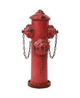 Fire Hydrant for Dogs to on - Dog Fire Hydrant Post for Potty Training- Red Powder-Coated Paint Finish