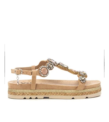 Women's Flat Suede Sandals By Xti