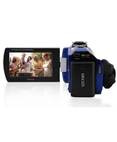 Minolta MN2K50NV 2.7K Qhd 48MP 3" Touchscreen Night Vision Camcorder, Blue
