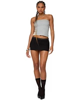 Edikted Women's Built Bra Grommet Tube Top