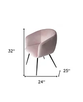 Velvet Modern Dining Chair for Stylish Kitchen or Dining Room Seating