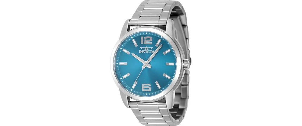 Invicta Men's 48495 Celestial Quartz 3 Hand Light Blue Dial Watch