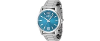 Invicta Men's 48495 Celestial Quartz 3 Hand Light Blue Dial Watch