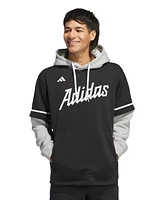 adidas Men's Branded Dugout Hooded T-Shirt