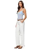 Edikted Women's Contrast Lacey Mesh Tank Top