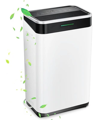 Cowsar 3,500 sq. ft Dehumidifiers for Home, 50 Pints Dehumidifier with Drain Hose, 24 Timer, Overheat Protection, Ideal for Bedrooms, Basements, Bathr