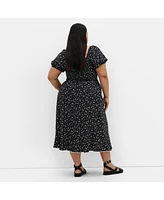 City Chic Plus Sky Midi Dress