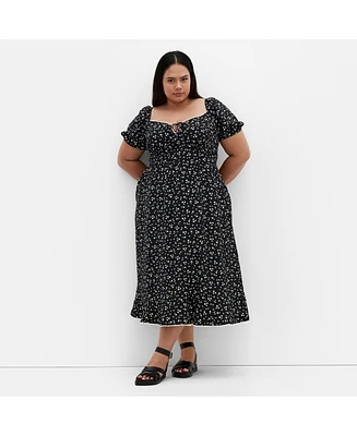 City Chic Plus Sky Midi Dress