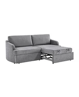 Serta 91.3" Polyester Medford Convertible Sofa