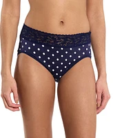 Hanky Panky Women's Printed Supima Cotton French Brief Panty
