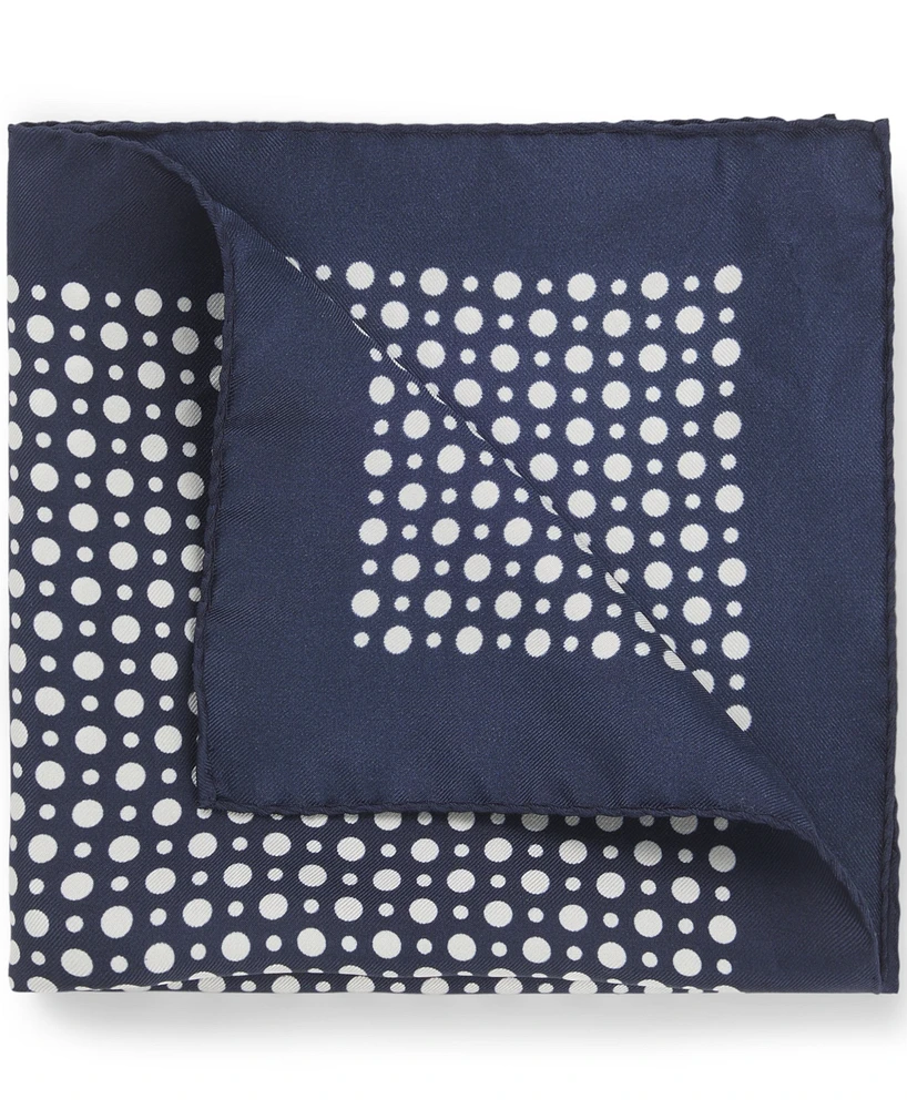 Hugo Boss Beckham x Boss Men's Printed Silk Pocket Square