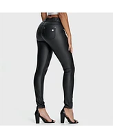 Freddy Women's Faux Leather High Waisted Pants